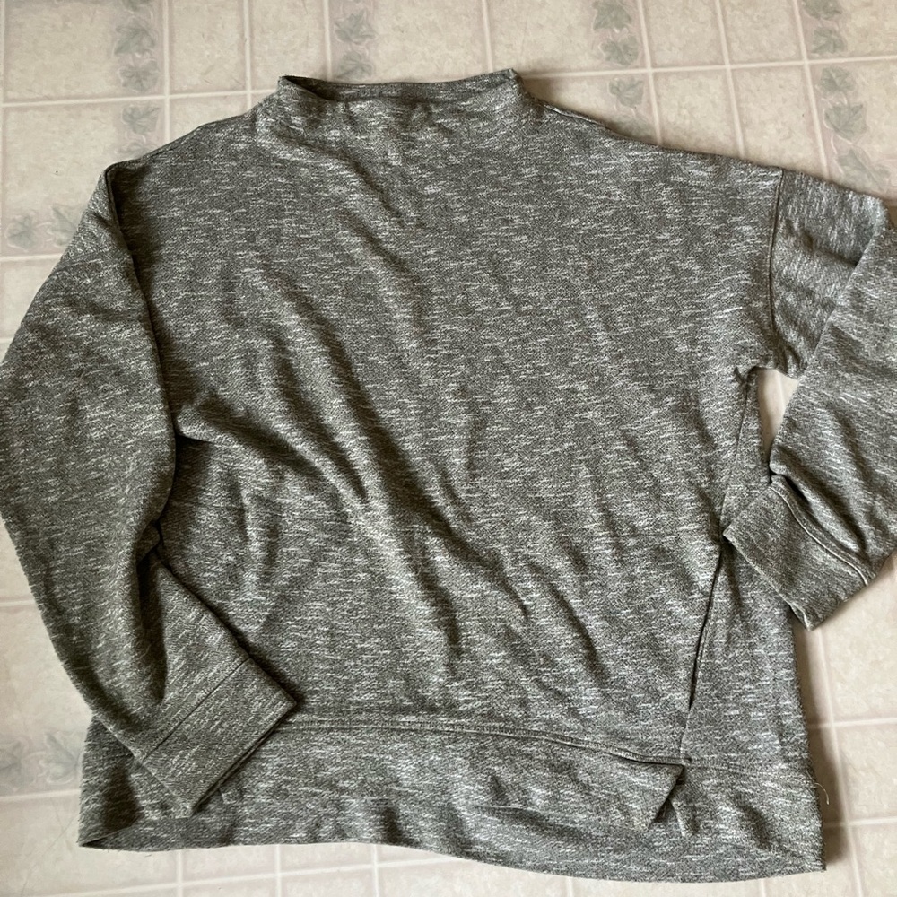Duluth‎ Creme de la Hem Heather Olive Green Pullover